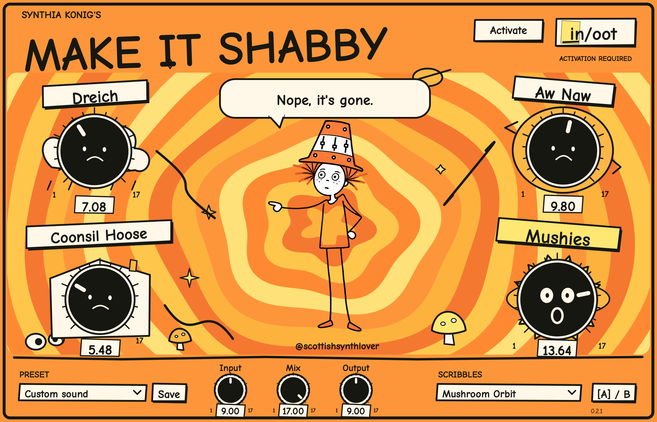 Make It Shabby, Mushroom Orbit skin